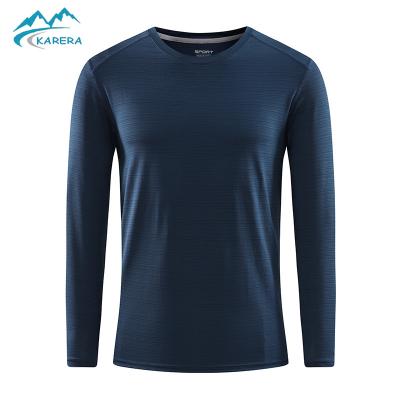 China OEM QUICK DRY Custom Mens Quarter Running Sportswear Long Sleeve T-Shirt For Men for sale