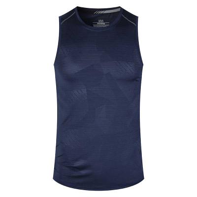 China Knitting Casual Summer Mens QUICK DRY Vest Factory OEM Sports Fitness Vest for sale