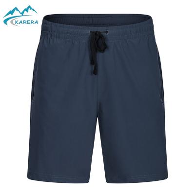 China Wholesale Custom Anti-Wrinkle Summer Outdoor Mens Spandex Fitness Gym Nylon Shorts With Pockets for sale