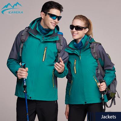 China Men And Women Windproof Three-in-One Outdoor Windcoat Jackets Customized Logo for sale