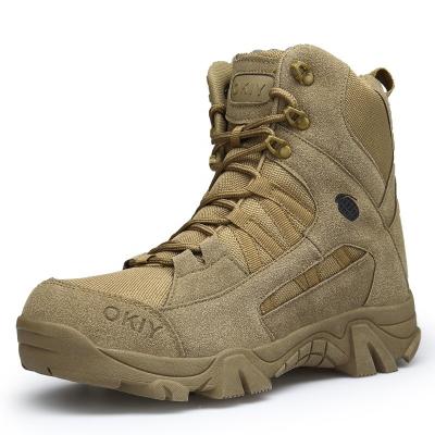 China Cushioning High Quality Men's Shoes Abandon Breathable Army Safety Increasing Military Combat Hunting Boots for sale