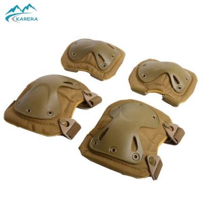 China Adult Factory 4 Pieces Sports Knee Support Protector Army Military Elbow And Knee Pads for sale