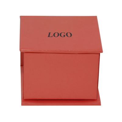 China Handmade Custom Printing Orange Book Shape Jewelry Paper Gift Box for sale