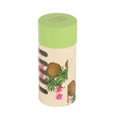 China Handmade Custom Design Printed Tube Gift Box With Window for sale