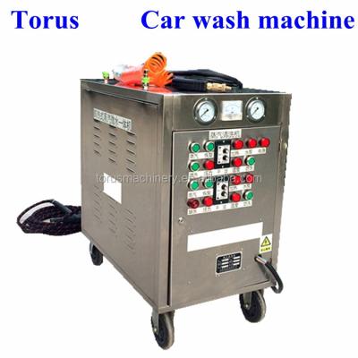 China Yes 20bar High Press Steam Cleaner Car Wash Machine With 2 Jet Gun for sale