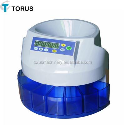 China 745*745*330mm Automatic Mix Quick Euro Electronic Coin Sorter Sorter (2 Pcs) for sale