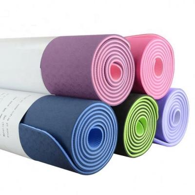 China Non-Slip High Density Custom Exercise Printing Cork Yoga Mat for sale