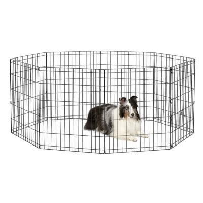 China Midwest Viable Foldable Metal Dog Exercise Pen / Portable Folding Animal Exercise Dog Fence for sale