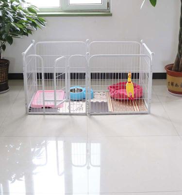 China Small Sustainable Folding Metal Dog Playpen With Door for sale