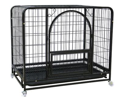 China Heavy Duty Outdoor Dog Pet Cages Liveable Houses / Large Outside Metal Tube Dog Crates Kennel For Sale for sale