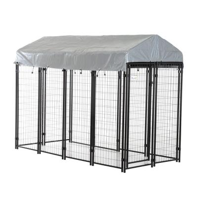 China Best Wholesale Popular Viable Outdoor Modular Welded Wire Mesh Dog Kennel Fence Panel Dog Kennel Designs For Sale for sale