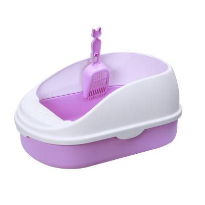 China 2020 Viable New Style Plastic Cat Litter Box/Cat Litter Pan for sale