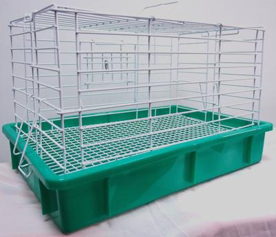 China Sustainable Cheap Sustainable Industrial Commercial Stackable Indoor Portable Easy Clean Used Rabbit Cages For Sale for sale