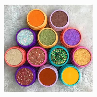 China High Glitter Dye Cream Waterproof Wholesale Custom Private Label Makeup Single Glitter Liquid Eyeshadow for sale