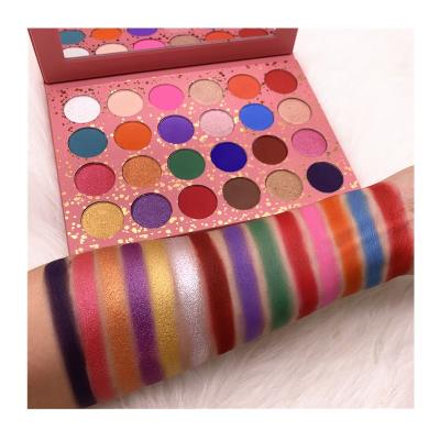 China High quality low moq waterproof eyeshadow OEM waterproof no logo factory price custom eyeshadow palette for sale