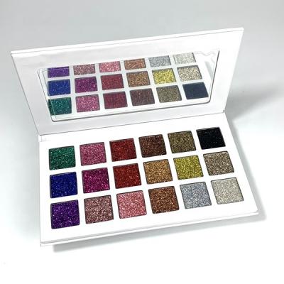 China Glitter Eyeshadow Seller Price Waterproof Eyeshadows Highly Wholesale Dye Private Label Eyeshadow Palette for sale