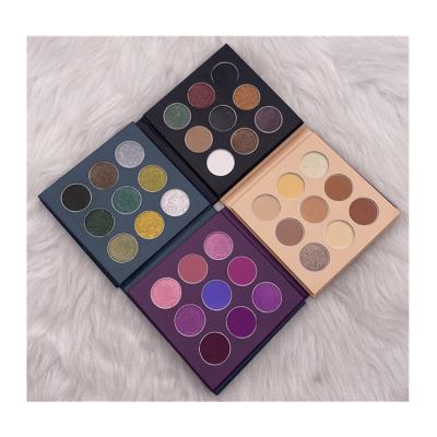 China Waterproof To Make Your Own Brand Hot Sale Private Label New Packaging 9 Colors OEM DIY Eyeshadow Palette for sale