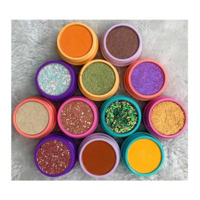 China Wholesale price makeup seller private label dye high pigment single cream eye shadow waterproof cosmetics product for sale