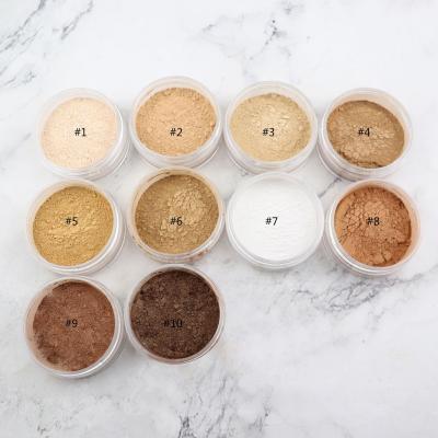 China Brighten Translucent Matte Powder OEM 6 Color Makeup Loose Finishing Powder Wholesale for sale