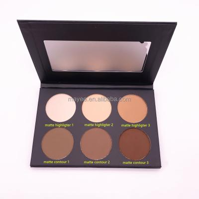 China Wholesale Highlighter Contour Palette Waterproof Powder and Vegan Bronzer Contour Palette for sale