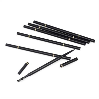 China OEM Travel Size Waterproof Slim Black Durable Korean Eyebrow Pencil for sale