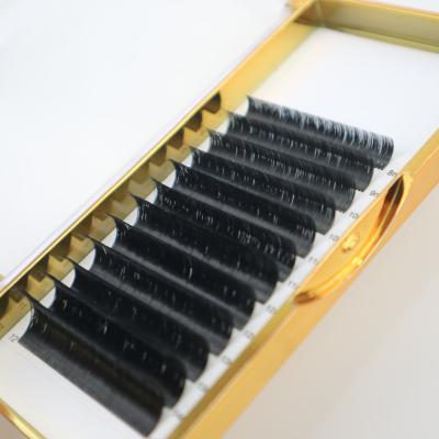 China New OEM Private Label Black Silk Soft 3D Silk Soft Custom False Mink False Lashes Synthetic Individual Eyelash Extension Full Volume Sexy Box for sale