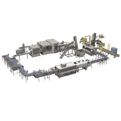 China Food Packaging and Conveying Equipment Full Set Integrated Waterline for sale