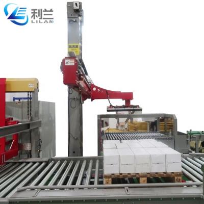 China CLOTHING Lilan Single Column Palletizer Machine For Carton Box In Packing Line for sale