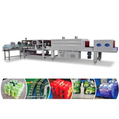 China Full Automatic Beverage Shrink Wrapping Film Machine And Wrapping Packing Machine for sale