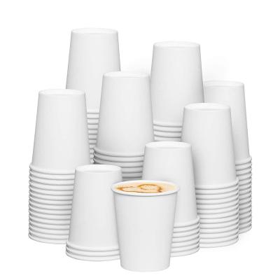 China Small White Paper Disposable Cups For Bathroom And Mouthwash Disposable Paper Cups for sale