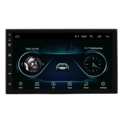 China GPS 7 inch Android system universal car GPS navigation radio dvd multimedia 2 audio stereo din mp5 player for sale