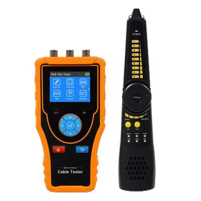 China UTP Cable Tester Multifunction 2.4 Inch Network Tester Wire Tracker Tone Tracer For RJ45 RJ11 TDR BNC UTP Coaxial Cable Test for sale