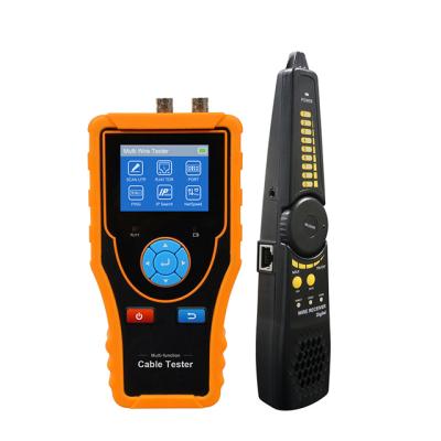 China UTP Cable Tester Digital Cable Fault Tester Cat5 Cat 6 Cable Tester With PING PoE Port Flash Switch Function for sale