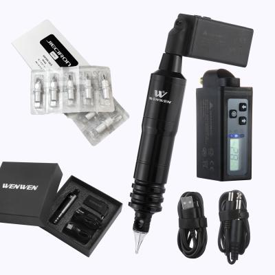 China High quality permanent hotsale with rotary tattoo pen tattoo kits low price set for body tattoo for sale