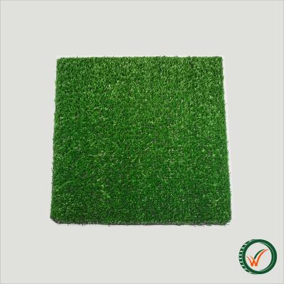 China Balcony home/hotel soccer/golf/garden/wedding 10mm 15mm 20mm grass short grass mat fabrilliated artificial green turf decoration garden for sale