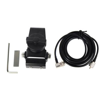 China Black RB-20 Mobile Car Radio Antenna Mount Bracket With 5M RG58 Antenna Extension Cable PL-259 SO-239 For Kenwood Yaesu ICOM RB-20 for sale