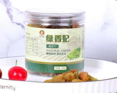 China Super Jumbo Princess Seedless Dried Green Sultana Good Quality Snack Dried Fruit Size Grapes for sale