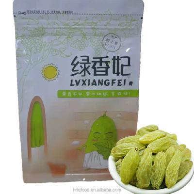 China Special Grade Xiangfei Jumbo Princess Green Dried Raisins Fruits 500g/bag for sale