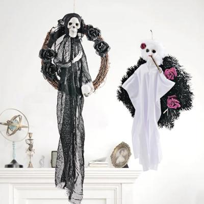 China Scary Halloween Props For Indoor Outdoor Horror Ghost Ornaments Halloween Hanging Hanging Decoration for sale