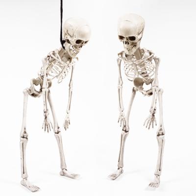 China Factory Price Plastic Cheap Big Stage Halloween Decoration Props Skeleton Stand Model for sale