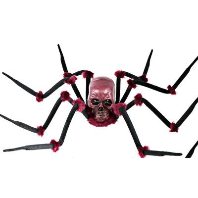 China Halloween Decoration Props Electric Luminous Spider Site Atmosphere Layout Props Trick Toys WPS for sale