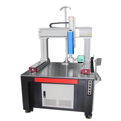 China Laser Marking Big Size Fiber Laser Marking Machine Silver Ring Marking Laser Engraving Machine For Metal Marking for sale