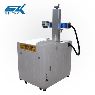 China Laser Marking Mini Fiber Metal Laser Engraving Machine Desktop Gold 50w Metal Fiber Laser Marking Machine for sale