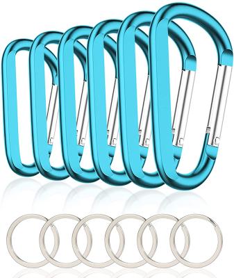 China Outdoor Camping Raising Carabiner Traveling Key Chain Climbing Hook Aluminum Cheap High Quality for sale