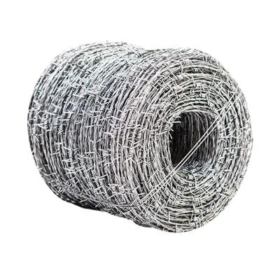 China Barbed Wire Factory Supply Galvanized Traditional Binding Wire Twist Barbed Wire Fence for sale