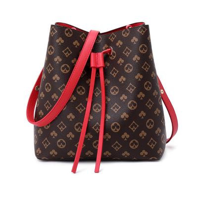 China Modern version of the exclusive luxury brand portable large women's handbag in monogram canvas NeoNoe bucket bag for sale