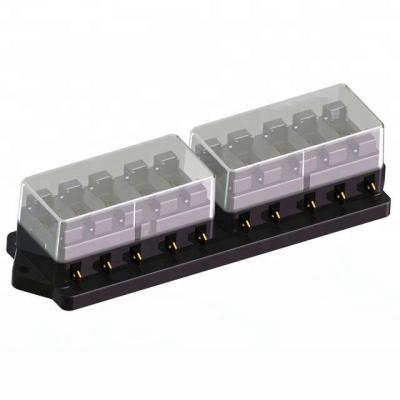 China ATO Blade Fuse 10 Way Fuse Block 10 Way Blade Fuse Holder for sale