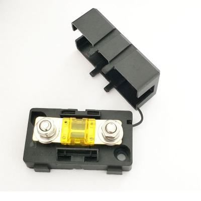 China ATO Blade Fuse Block ANS Bolt Fork Fuse Holder Fusebox With Cover for sale