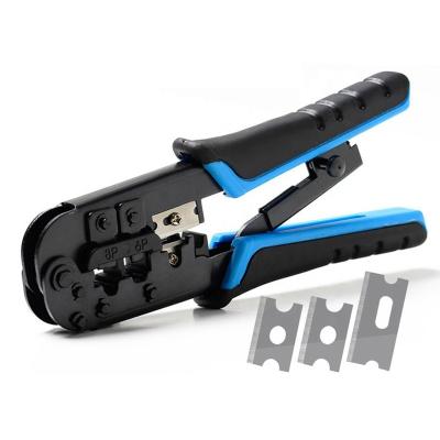 China XL-1003 6P 8P connector XL-1003 6P 8P crimping crimping pliers telecom RJ45 modular pliers ratchet cable crimping tool wire cutter for sale