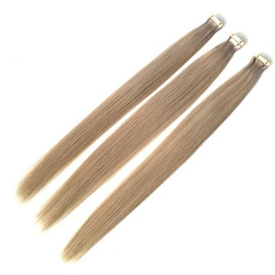 China No rejection. No tangling. Soft. MLIN Best Real Shiny Hair Ombre PU Invisible Tape In Extension For Virgin Hair Extension Single Dispenser Hair for sale